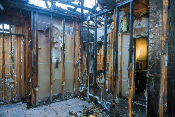 Professional Fire Damage Repair technician working in Glenside, PA